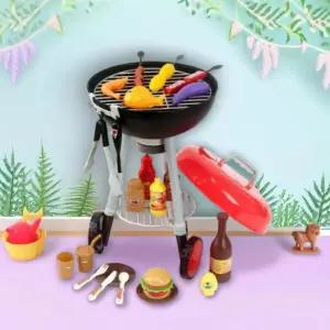 캐스비 바베큐그릴 캠핑놀이 바비큐 소꿉 역할놀이 장난감 음식 모형 상상력발달 불빛 사운드
