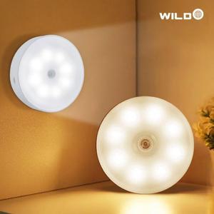 다용도 스마트센서등 USB 충전식 센서라이트 백색/전구색 무선전등 LED 취침등 벽부등 옷장 신발장 수유전등 계단 야간전구 낙상예방 자동켜짐꺼짐 기능 모션감지 절전형