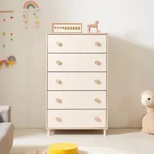 [하프클럽/]H1185 5단 수납 서랍장 다리형 800 2colors