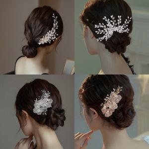 [마이워니]혼주 한복 뒤꽂이 머리핀 셀프 웨딩 헤어핀 악세사리 머리장식 코사지