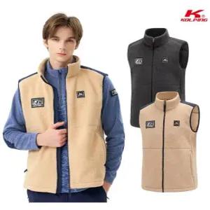 [콜핑]콜핑 남성 겨울 부클 플리스 뽀글이 후리스 조끼 KSC759SV4M