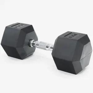 이고진 고무육각 덤벨 아령 17.5kg 1개 클럽 고무아령 웨이트