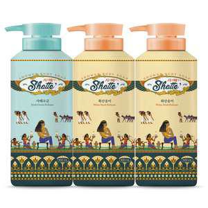 무궁화 샤워때비누 900ml 화산송이2개+사해소금1개 바디워시 클렌저 스크럽