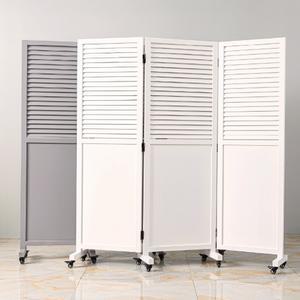 디모토 패널갤러리 이동식 3단 일자형 접이식 높은 파티션 (1790) 사무실 인테리어 이동형 원목 가림막