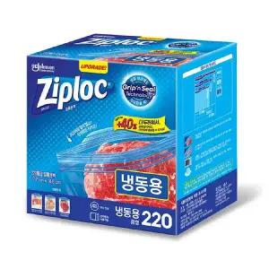 스마트 집락 지퍼백 냉동용 _ 중형 220매 / 지퍼락