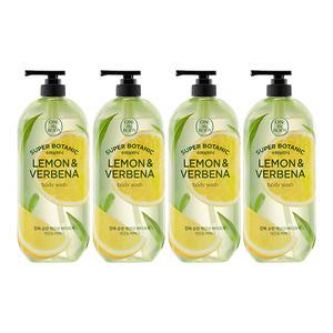 온더바디 수퍼보타닉 바디워시 레몬 900ml, 4개