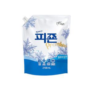 피죤 섬유유연제 리필 블루비앙카 2.1Lx 8개