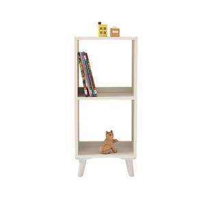 거실 낮은책장 미니 인테리어 책장수납함 2단 2칸 400 서재인테리어