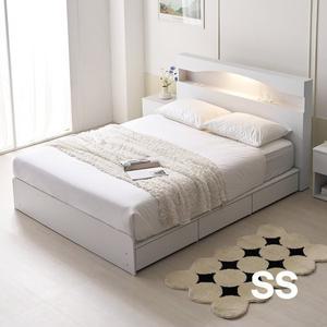[상일리베가구]로한 LED 수납침대 SS (독립매트리스)