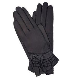 ELLE(엘르) 여자 가죽장갑 사선프릴 ELW-15837 케이스 동봉되지 않습니다