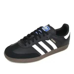 아디다스 오리지널 삼바 J 스니커즈 블랙 IE3676