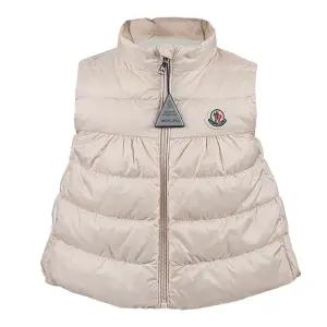 몽클레어 25SS 키즈 로고 패딩조끼 라이트핑크 1A00016 597YF 51N