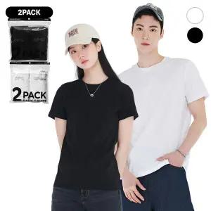 [체이스컬트] 공용 2팩 반팔 T-SHIRT/2Color