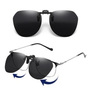 안경에 끼우는 편광 선글라스 탈부착 미러렌즈 운전 야외활동