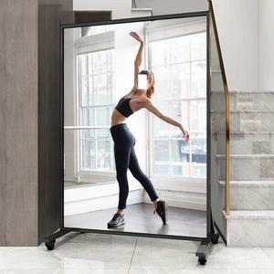 전신거울 댄스거울 고글 부착 요가실 리버스 보고 이동식 가정용 짐벌 큰거울