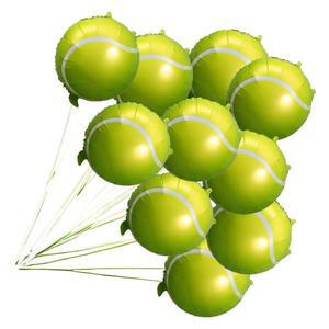 파티용 팽창식 테니스 풍선 생일 창의적인 축제 장식 10 개