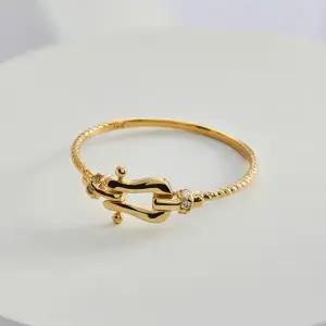 엘렌쥬얼리 14K 말발굽 미스 링 금 반지