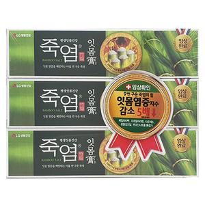 쿨샵 잇몸건강예방 9번 구운 죽염 잇몸고 치약 3P 칫솔치약세트