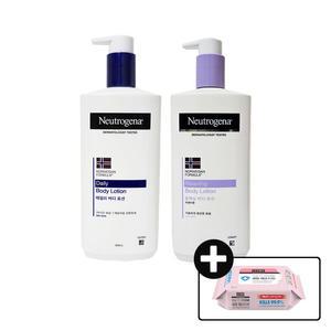 뉴트로지나 데일리 바디 로션 플로럴향 릴렉싱로션 라벤더향 450ml 2개