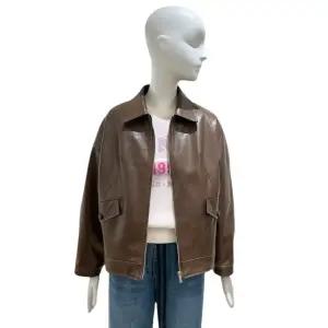 [롯데백화점]쥬크 루즈핏 레더 자켓(Z251PSF312)