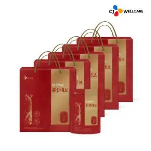 [CJ공식] 한뿌리 홍삼대보 24포 5박스