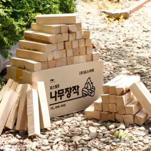 참나무 캠핑장작 미니바장작10kg 불멍 미니화로 난로 바베큐