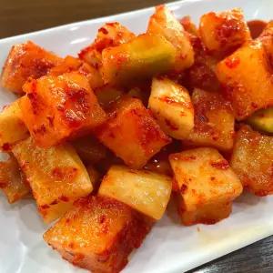 안익은 깍두기 10kg 국밥집 업소용