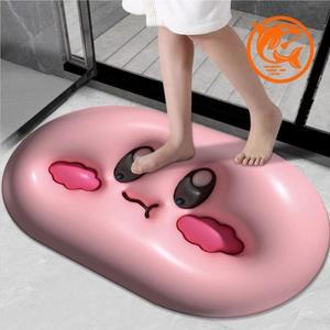 발매트 물흡수 귀여운 규조토 욕실 규조토발매트 (3maFz)