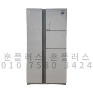 중고 냉장고 삼성 지펠 화이트 홈바형 양문냉장고 737L