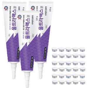 국보 울트라맥스겔 220g 3개 강력한 식독제 퇴치제 바퀴벌레약 쩔템 바퀴약 먹이통 30개