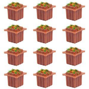 정경 컬렉션 모형 화단 꽃 정원 공원 가로 1 150 12개입 모델 건물모형 디오라마 상자마당 장식 철도 교육 DIY GY36150 12JP