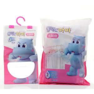 물먹는하마 옷걸이형 5P 제습제 습기제거제 간편하게 옷걸이처럼 걸어서 어디에나 두세요