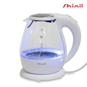 신일 유리 전기포트 1.5L 투명 LED 무선포트 거름망 내열유리 커피포트 SEP-G15WKP