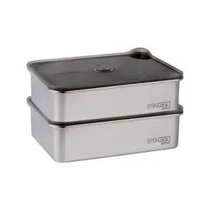 스텐락 스마트에어홀 밀폐 바트 스텐 밧드 트레이 S (2,800ml) 2p세트