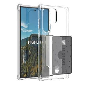 갤럭시 S25 엣지 울트라 플러스 투명 케이스 에어범퍼 하이쉘1.5T 카드 수납 슬림 클리어 젤하드