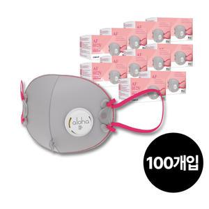 방진마스크 국산 크리넷 AF012V 특급 카본 100개입 1박스 접이식 안면부여과식 산업용 공업용 작업 현장