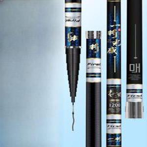 민물 낚시대 초경질대 레드 경량 약간 막대 독조 장대 고탄소 수라