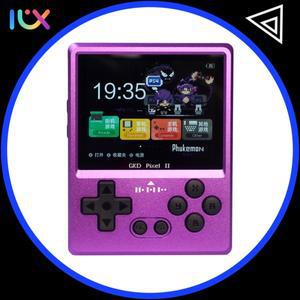 Gkd Pixel 2 금속 휴대용 게임 콘솔 레트로 향수 2.4in 640x480 Ips 스크린 풀 메탈 바디 Cnc 맞춤 선물