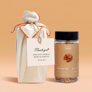 호두정과 답례품 140g 보자기 돌 잔치 칠순 결혼 퇴사 회사 단체 선물 조문 감사모아