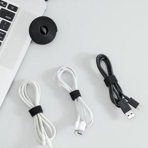 고품질 양면 찍찍이 롤 콘센트 선정리 클립 케이블 타이 1M 찍찍이테이프 콘센트정리함 (WFHUC28)