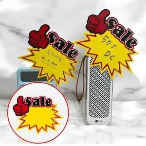 [하프클럽/셀러허브_여성트랜드패션]SALE 매장POP POP카드 팝카드 10P