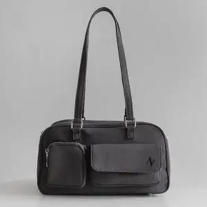 [하프클럽/]자체제작 나일론 투앞포켓 숄더백 lm-7086c