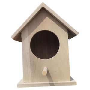 야외 새둥지 앵무새 모란 정원 채운 번식 사육 제비 새집 은신처 검은 새장 동물원