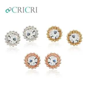 [하프클럽/]92.5 실버 스와로브스키 크리스탈 제작 은침 귀걸이