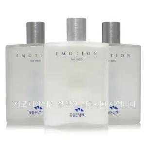 꽃을든남자 이모션 스킨케어 3종세트 스킨x2ea+로션x1ea 남성화장품 수분 피지 모공 보습 선물용 남성세트