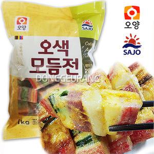 사조오양 오색모듬전 1kg/반찬/진미전/맛살