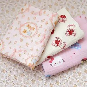 거즈원단 베이비 러브 에디션 큐티 소프트 이중 요루 거즈 코튼 원단 3종 C6