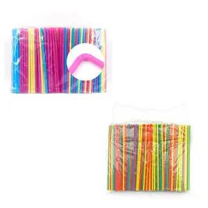 노크원 대용량 5주름 7주름 빨대 1봉 (500개) 일회용 스트로우