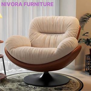 니보라퍼니처 편안한 1인 안락소파 가죽 쇼파 패브릭