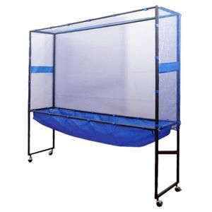 탁구그물망 수집망 훈련 공박스 패키지 참고 네트 탁구공네트 볼네트 바퀴 블랙 집구망 캐치망 집구망 대형 그물망 이동식 네모